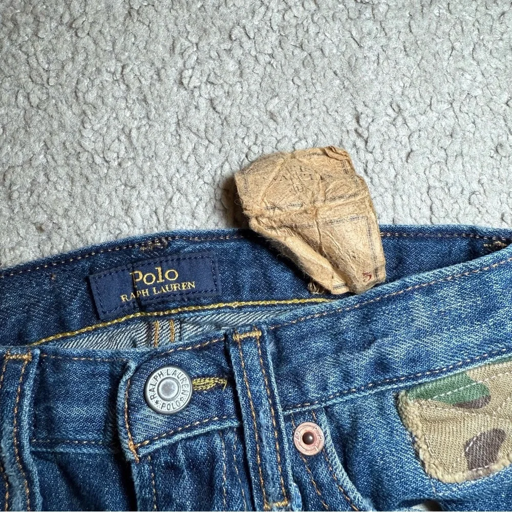 Polo Ralph Lauren‎ The Sullivan Boys Jeans Patchwork Distressed Denim 10 (21x19)